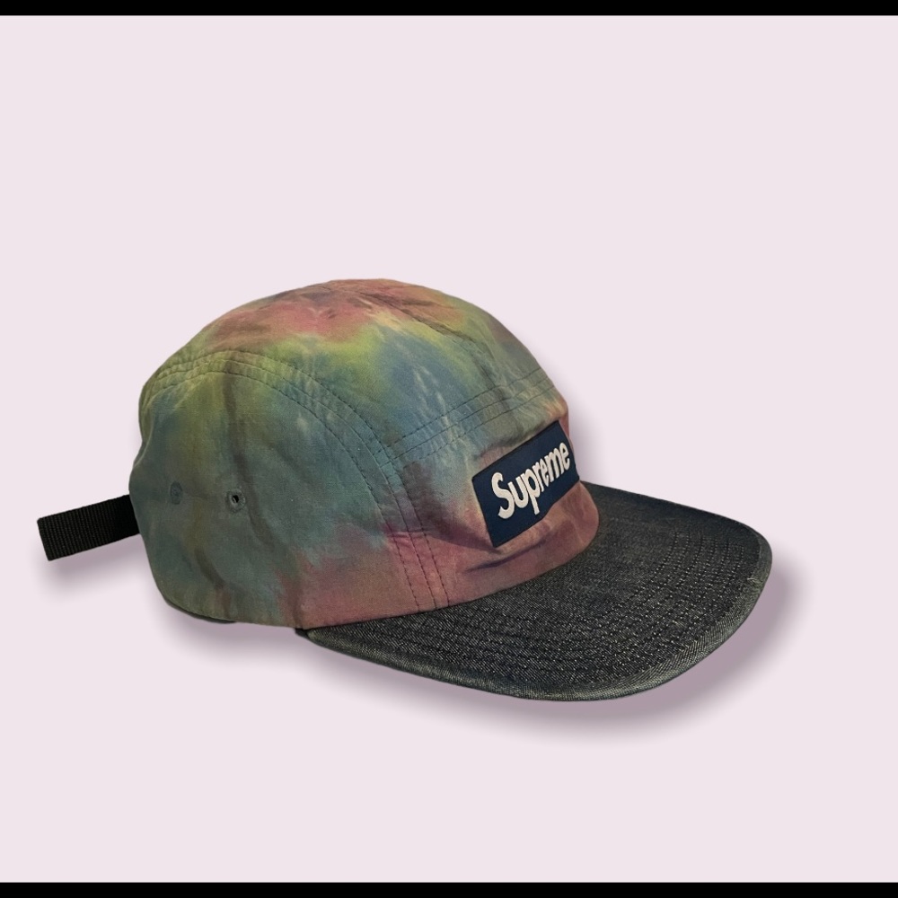 Supreme Tie-dye 5 panel camp cap